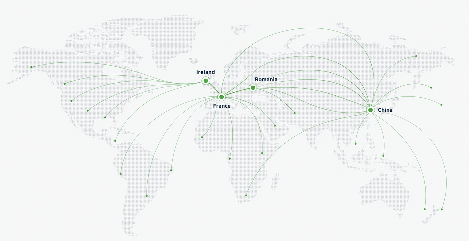 ADISENS global presence across Ireland, France, Romania and China